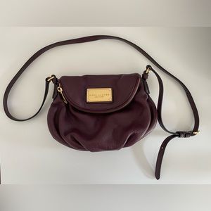 Marc Jacobs Mini Natasha Plum Crossbody Purse